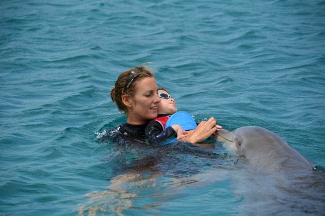 Delphintherapie Curacao 2015: Bild 15 von 47
